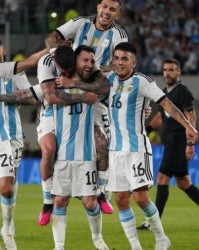 开云体育下载-世界冠军庆祝赛，梅西800球圆满了？